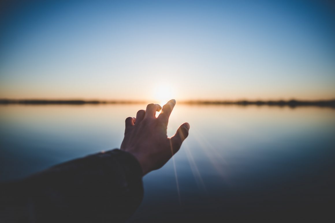 meditación bajo el sol